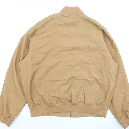 Ralph Lauren Polo Golf Men's Beige Cotton Bomber Jacket L