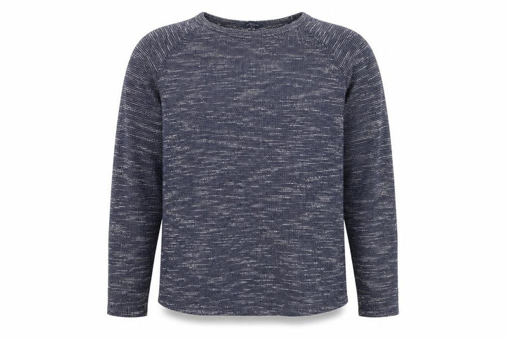 Jack & Jones Men’s Blue Knit Cotton Blend Crew Neck Jumper Size L