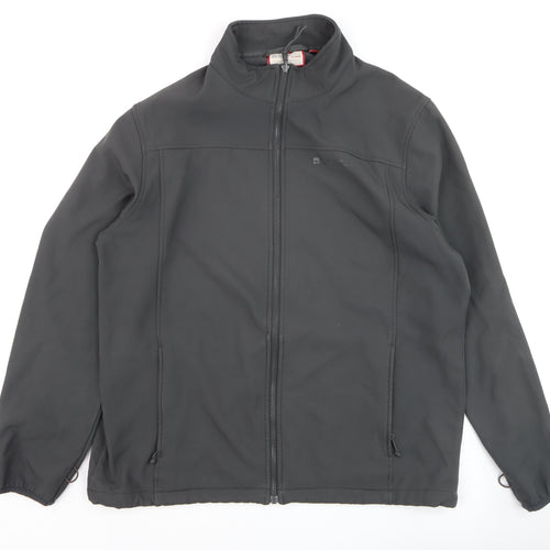 Mountain Warehouse Men's Black XL Softshell Outdoor Jacket