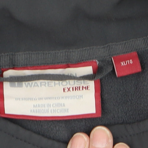 Mountain Warehouse Men's Black XL Softshell Outdoor Jacket