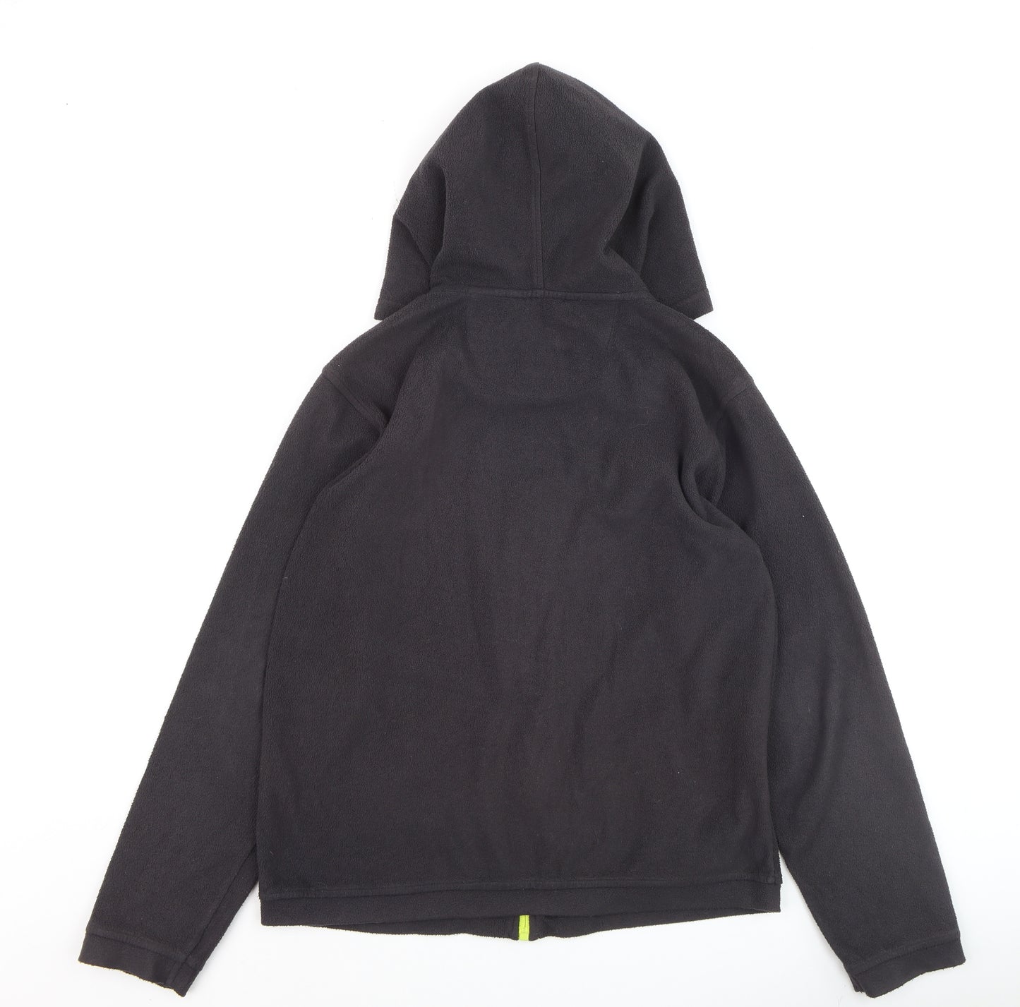 Regatta Boys Black Fleece Hooded Full Zip Outdoor Jacket Size 158 Regular Fit