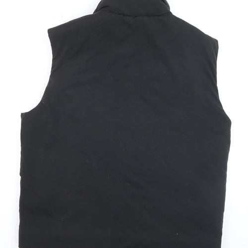 MISSPAP Unisex Black Padded Puffer Waistcoat Size S