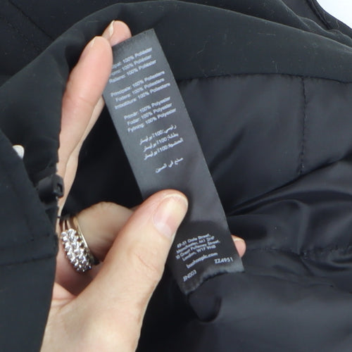MISSPAP Unisex Black Padded Puffer Waistcoat Size S