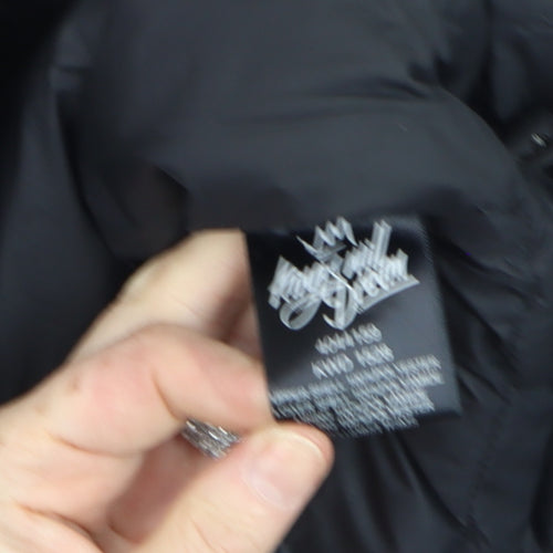 Kings Will Dream Men's Black Puffer Jacket Hooded Size M