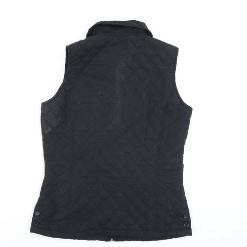 Departure Men's Black Quilted Waistcoat S Lightweight Casual Gilet