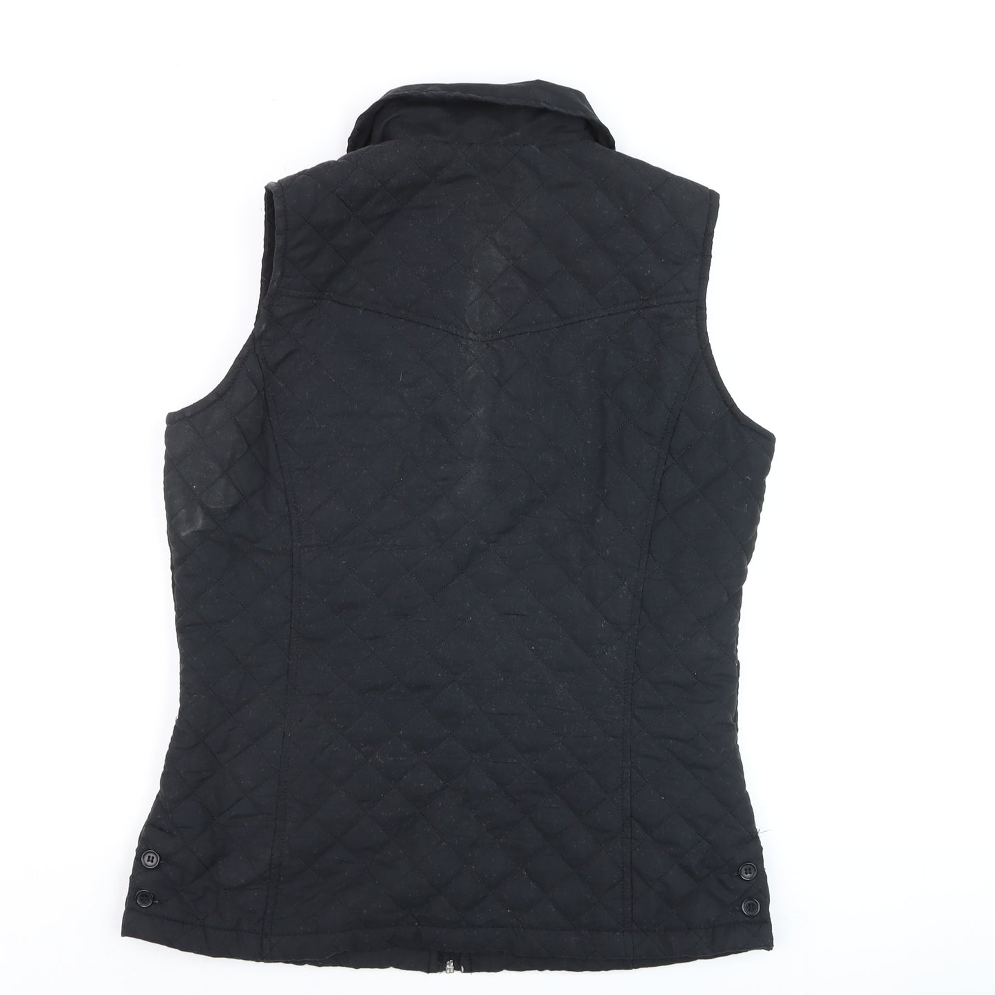 Departure Men's Black Quilted Waistcoat S Lightweight Casual Gilet