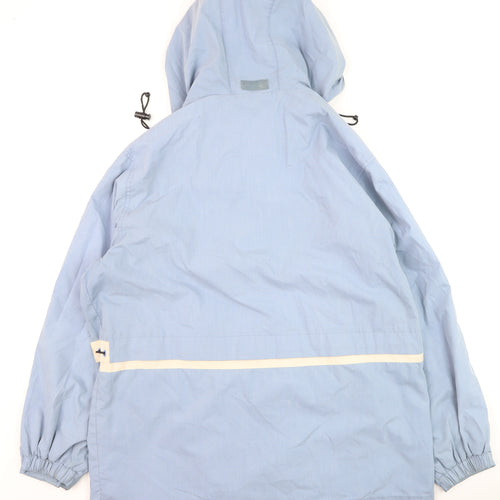 Hawkshead Women Blue Waterproof Hooded Parka Jacket Size 8
