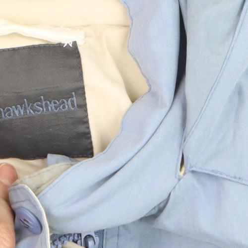 Hawkshead Women Blue Waterproof Hooded Parka Jacket Size 8