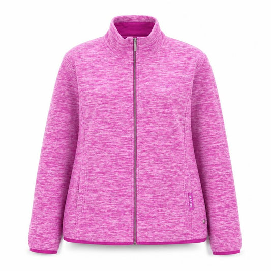 Maine New England Women's Pink Size 16 Full Zip Fleece Jacket