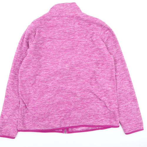 Maine New England Women's Pink Size 16 Full Zip Fleece Jacket