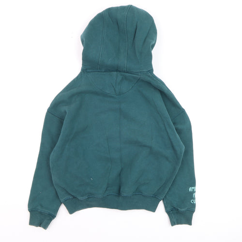 Marks and Spencer Boys Green Slytherin Pullover Hoodie 7-8 Years Harry Potter