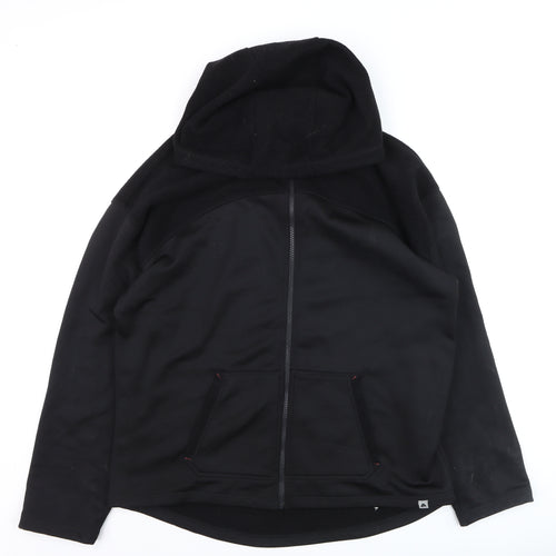Ozark Trail Men's Black Softshell Hooded Hiking Jacket L