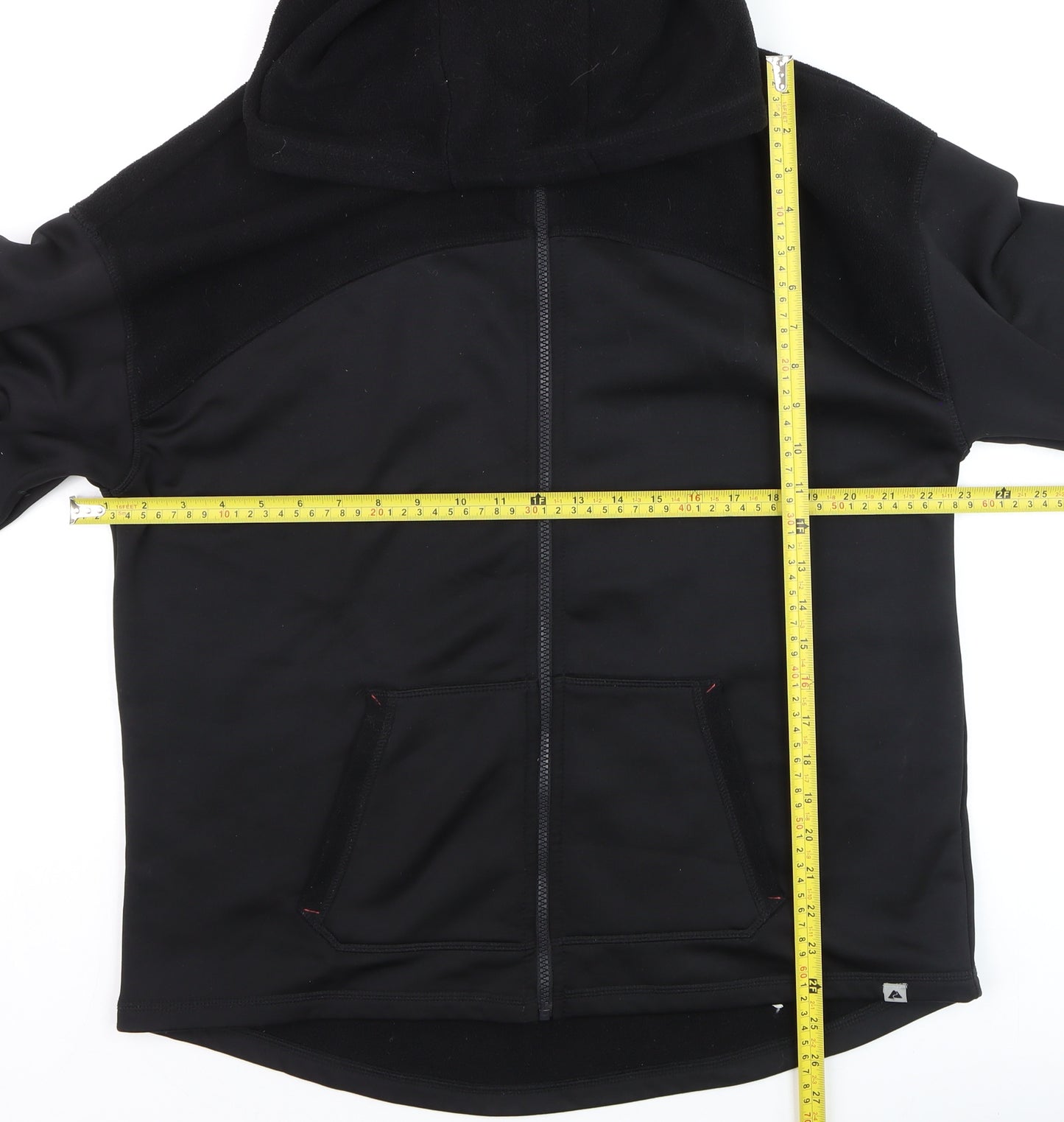 Ozark Trail Men's Black Softshell Hooded Hiking Jacket L
