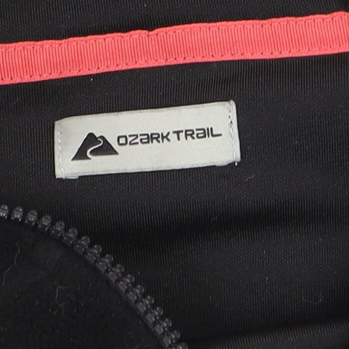 Ozark Trail Men's Black Softshell Hooded Hiking Jacket L