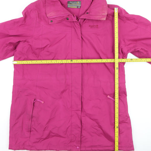 Regatta Women's Pink Waterproof Hydrafort Rain Jacket Size 10