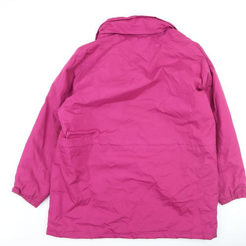 Regatta Women's Pink Waterproof Hydrafort Rain Jacket Size 10