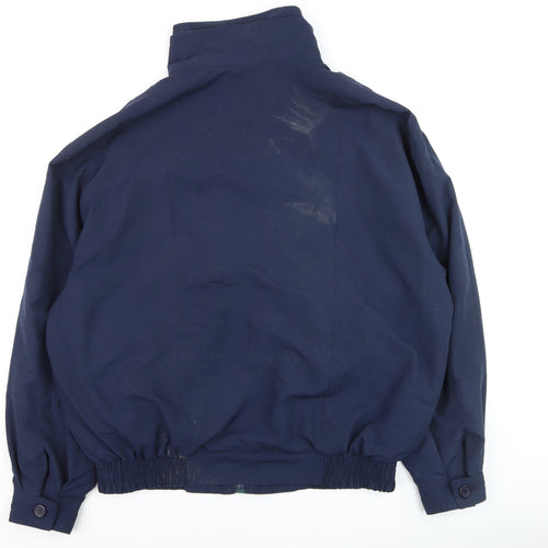 Microfin Microsoft Men’s Blue Bomber Jacket M Regular Classic Style