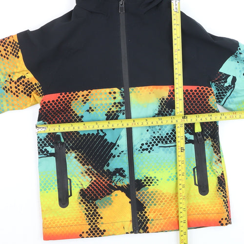 Next Boys Multicoloured Waterproof Hooded Puffer Jacket 5 Years
