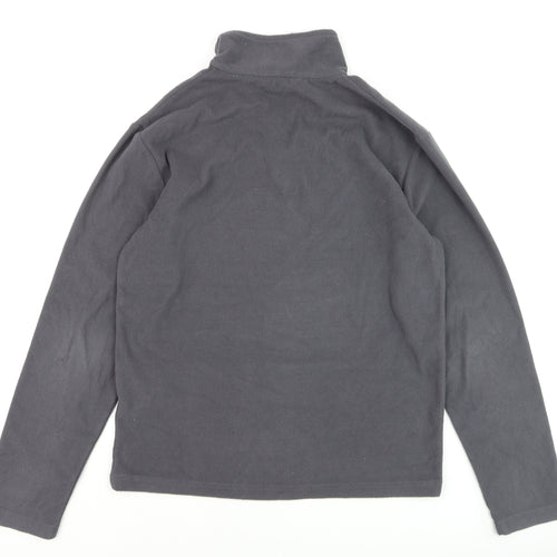 Regatta Men's Grey Fleece 1/4 Zip Pullover Sweatshirt Size S
