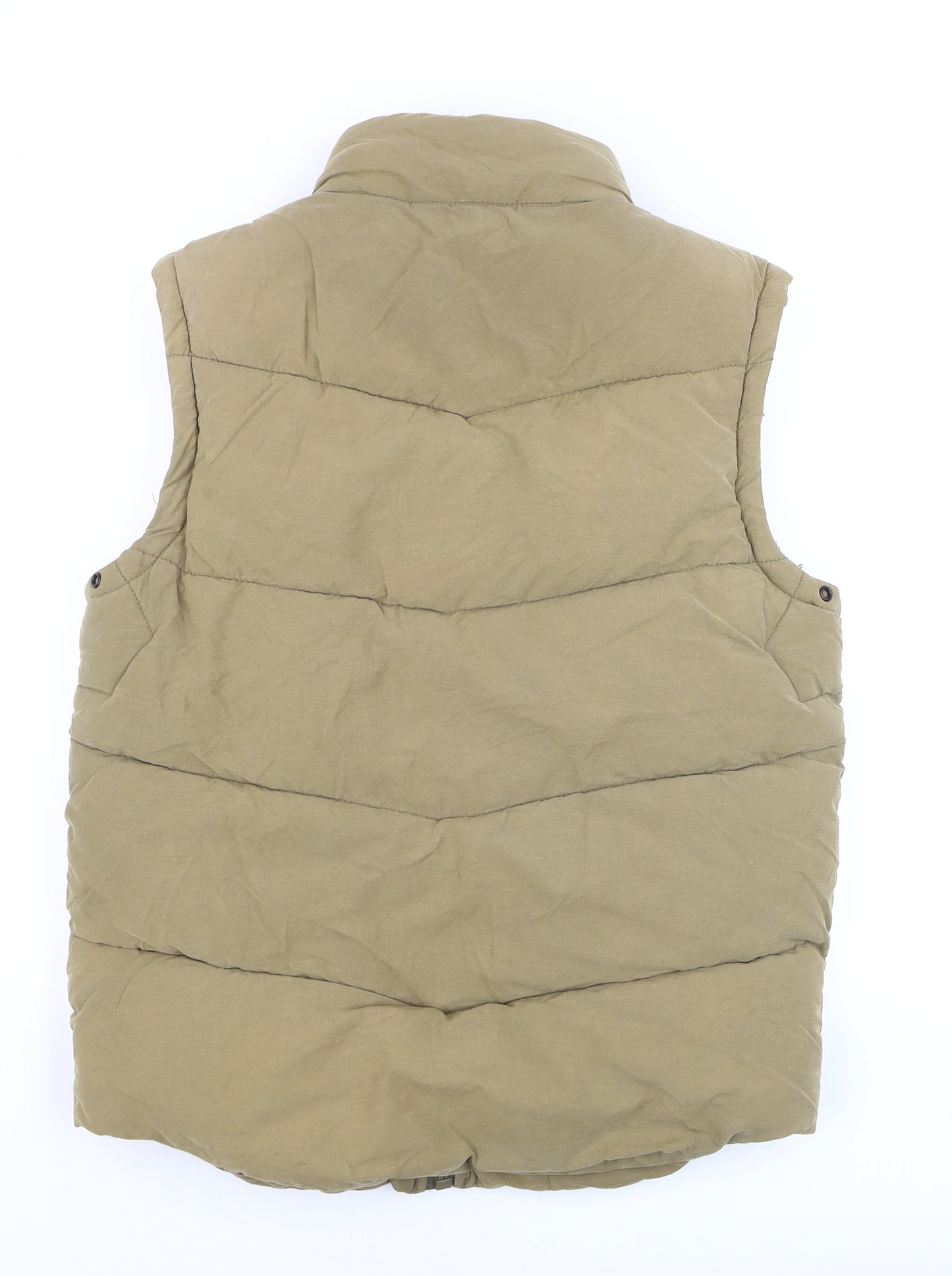 Next Men's Brown Quilted Bodywarmer Waistcoat S Regular Fit