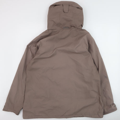 Regatta Womens Brown Waterproof Hooded Rain Coat Jacket Size 20