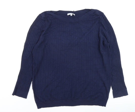 Marks and Spencer Per Una Women's Blue Size 22 Knit Pullover Jumper