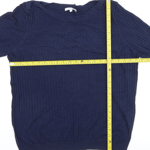 Marks and Spencer Per Una Women's Blue Size 22 Knit Pullover Jumper