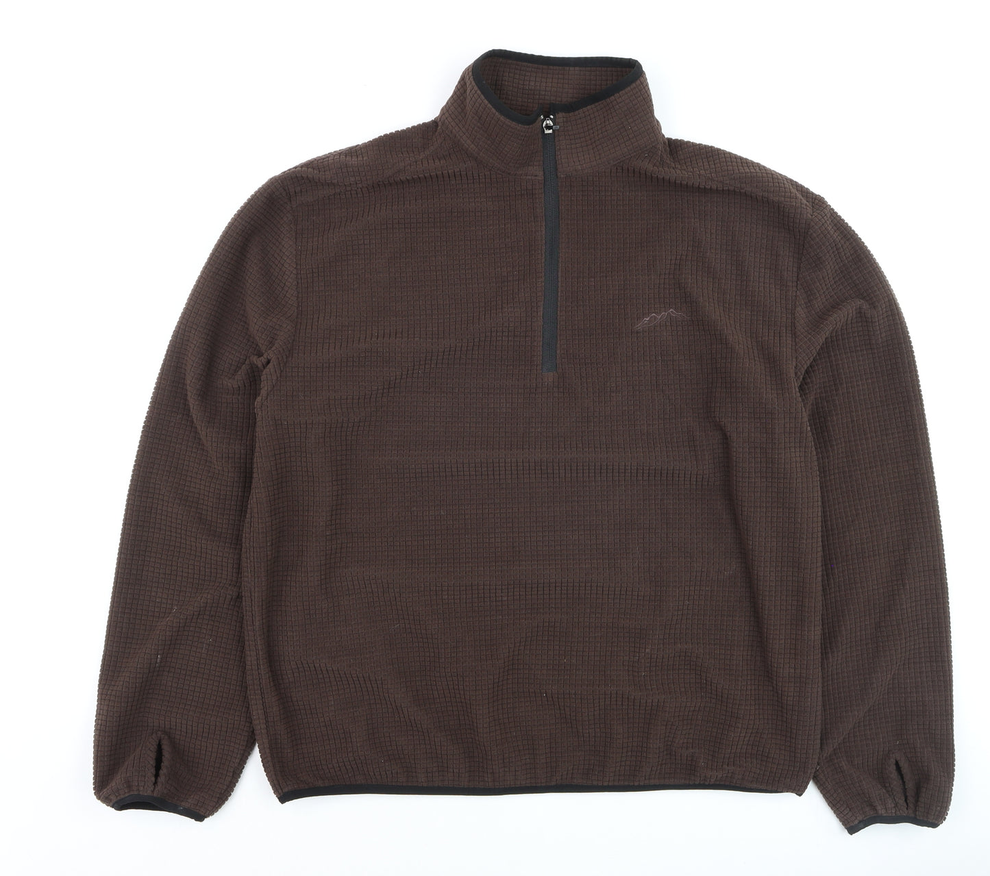 Craghoppers Men’s Brown Fleece 1/4 Zip Pullover Sweatshirt M