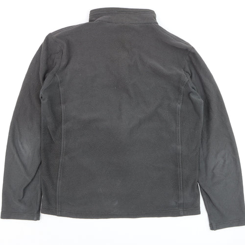 Sprayway Men's Grey Full Zip Fleece Sweatshirt Size M