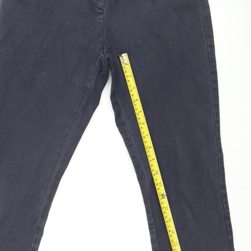 Marks and Spencer Women’s Blue Ankle Length Leggings Size 10 Cotton Stretch