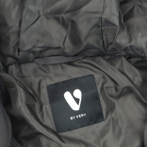 Very Womens Black Size 14 Hooded Puffer Jacket
