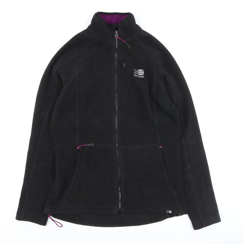 Karrimor Women's Black Fleece Full Zip Sweatshirt Size 12