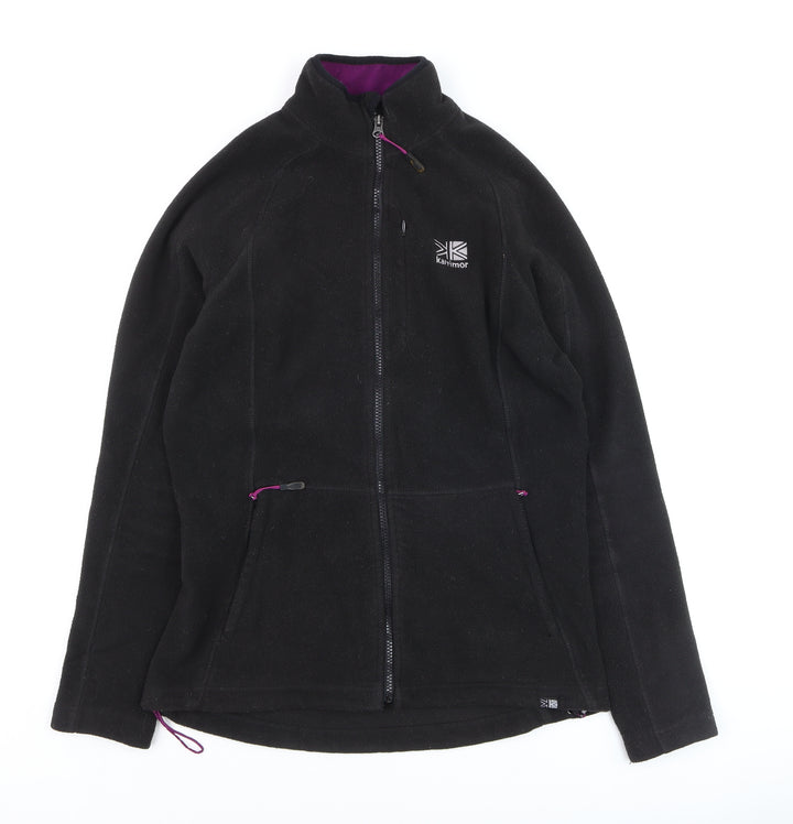 Karrimor Women's Black Fleece Full Zip Sweatshirt Size 12