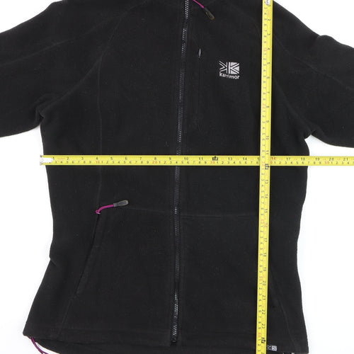 Karrimor Women's Black Fleece Full Zip Sweatshirt Size 12