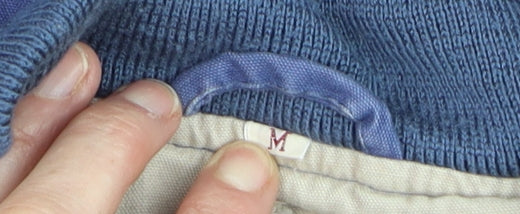 Topman Men's Blue Bomber Jacket M Cotton Zip Casual