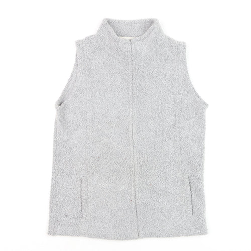 EWM Pure Classics Women's Grey Fleece Waistcoat Size S 10/12