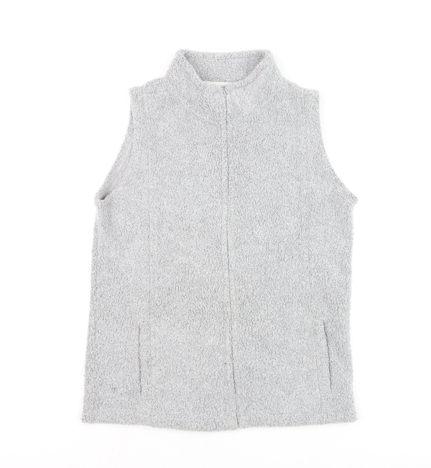 EWM Pure Classics Women's Grey Fleece Waistcoat Size S 10/12