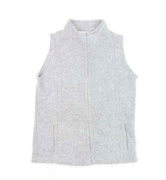 EWM Pure Classics Women's Grey Fleece Waistcoat Size S 10/12