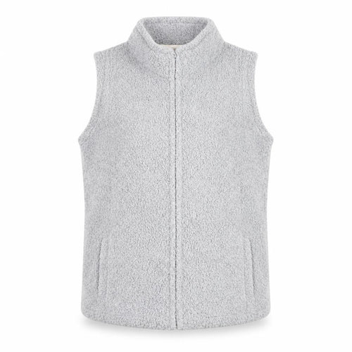 EWM Pure Classics Women's Grey Fleece Waistcoat Size S 10/12