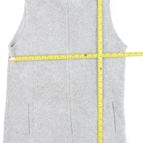 EWM Pure Classics Women's Grey Fleece Waistcoat Size S 10/12