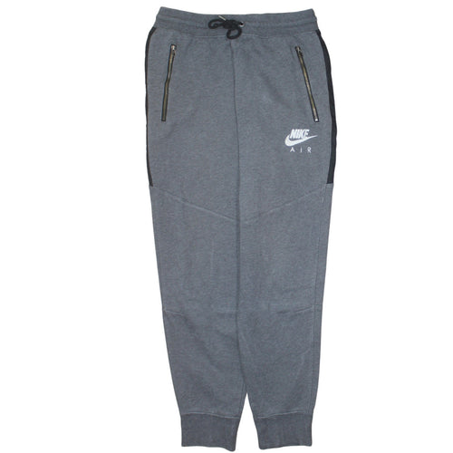 Nike Men’s Grey Air Jogger Sweatpants S Regular Fit Fleece