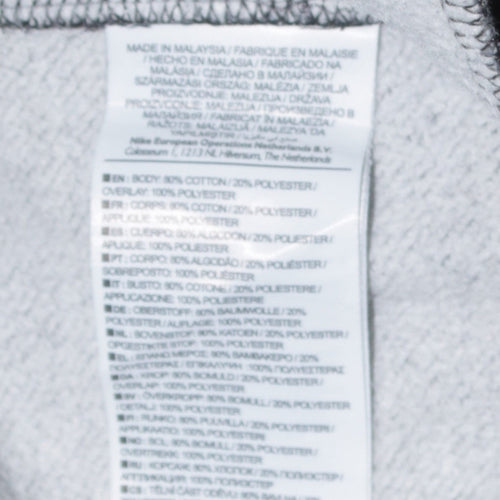 Nike Men’s Grey Air Jogger Sweatpants S Regular Fit Fleece