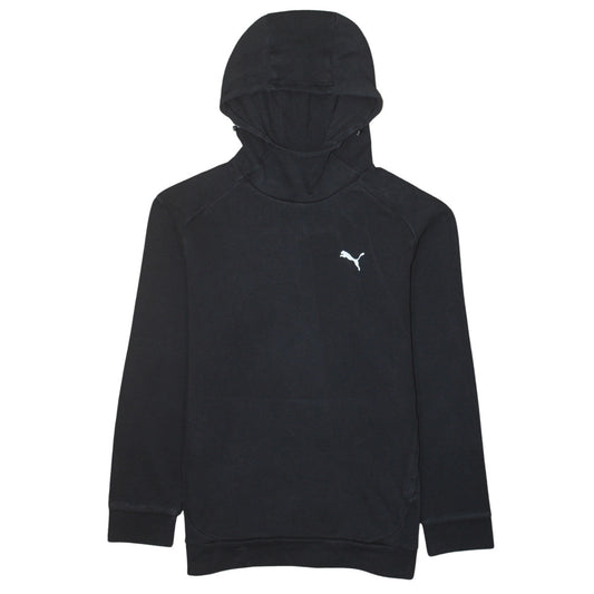 Puma Men's Black Pullover Hoodie Small Sports Fleece Sweatshirt