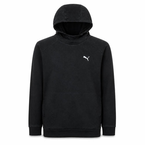 Puma Men's Black Pullover Hoodie Small Sports Fleece Sweatshirt