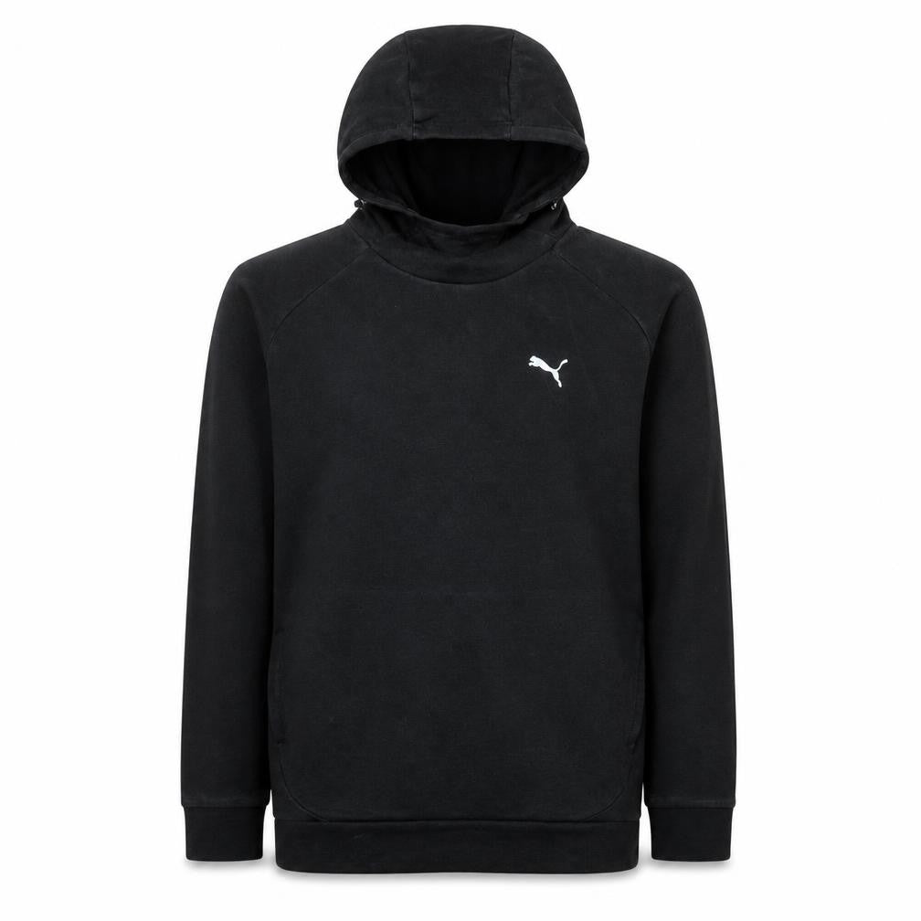 Puma Men's Black Pullover Hoodie Small Sports Fleece Sweatshirt