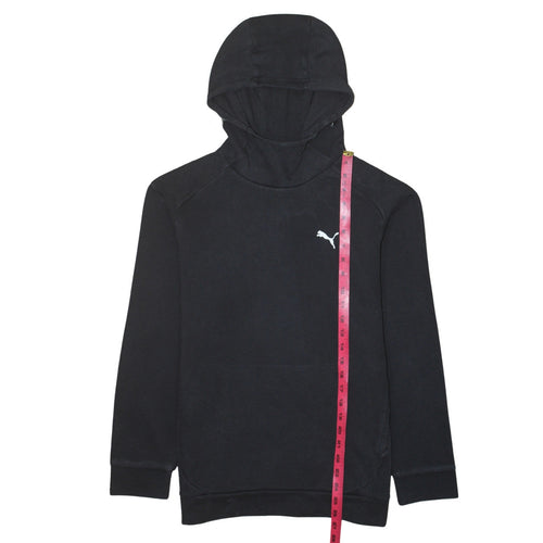 Puma Men's Black Pullover Hoodie Small Sports Fleece Sweatshirt