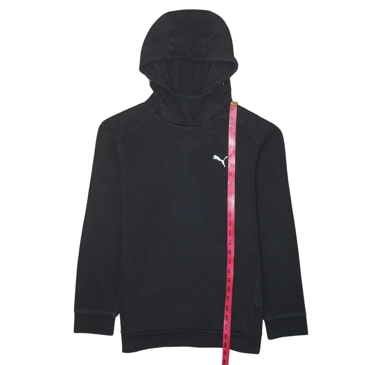 Puma Men's Black Pullover Hoodie Small Sports Fleece Sweatshirt
