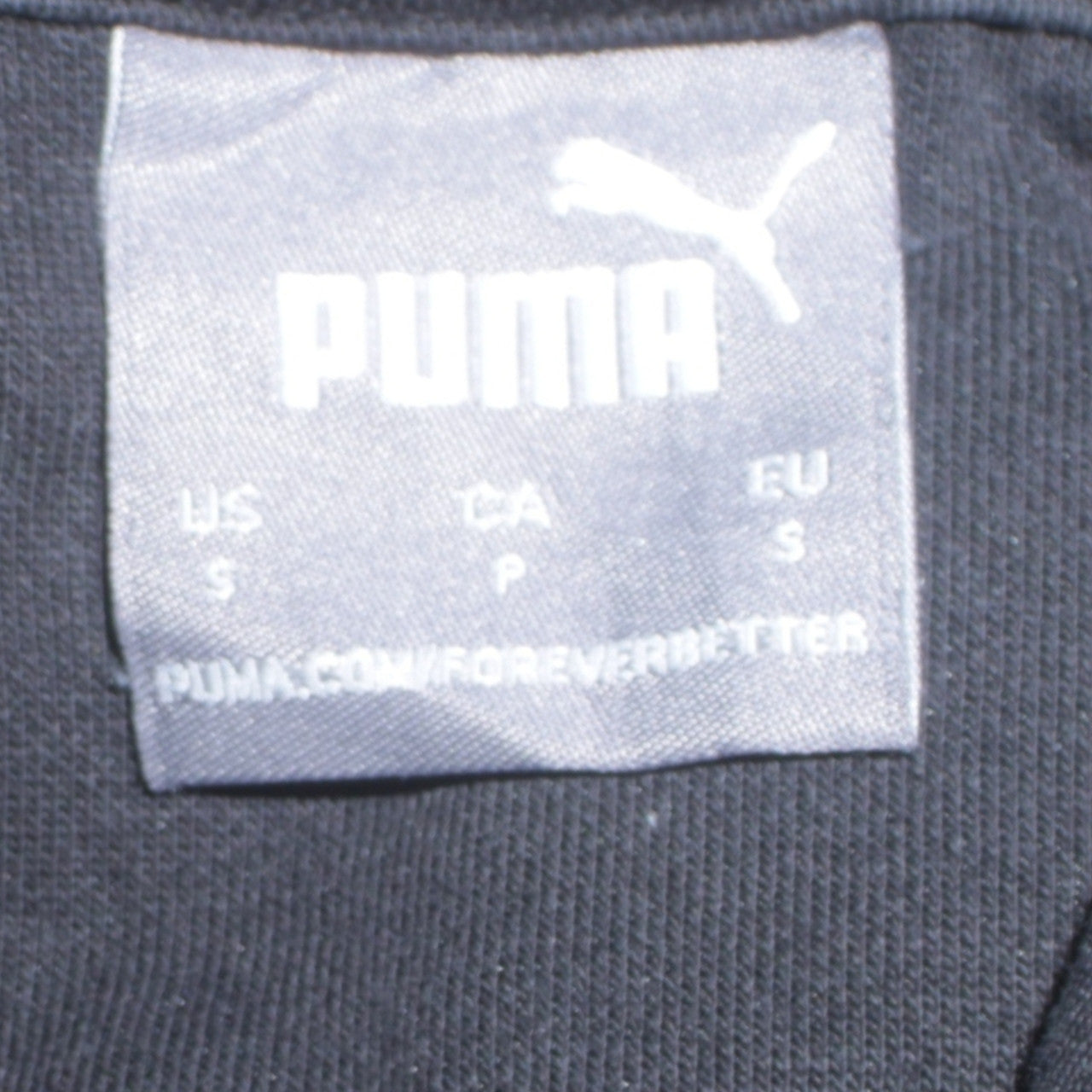 Puma Men's Black Pullover Hoodie Small Sports Fleece Sweatshirt
