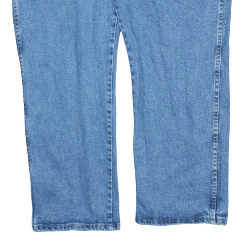 Wrangler Men's Blue 44x29 Regular Fit Straight Denim Jeans