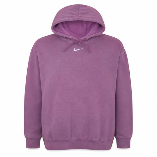 Nike Womens Purple Pullover Hoodie XL - Relaxed Fit Casual Sweatshirt